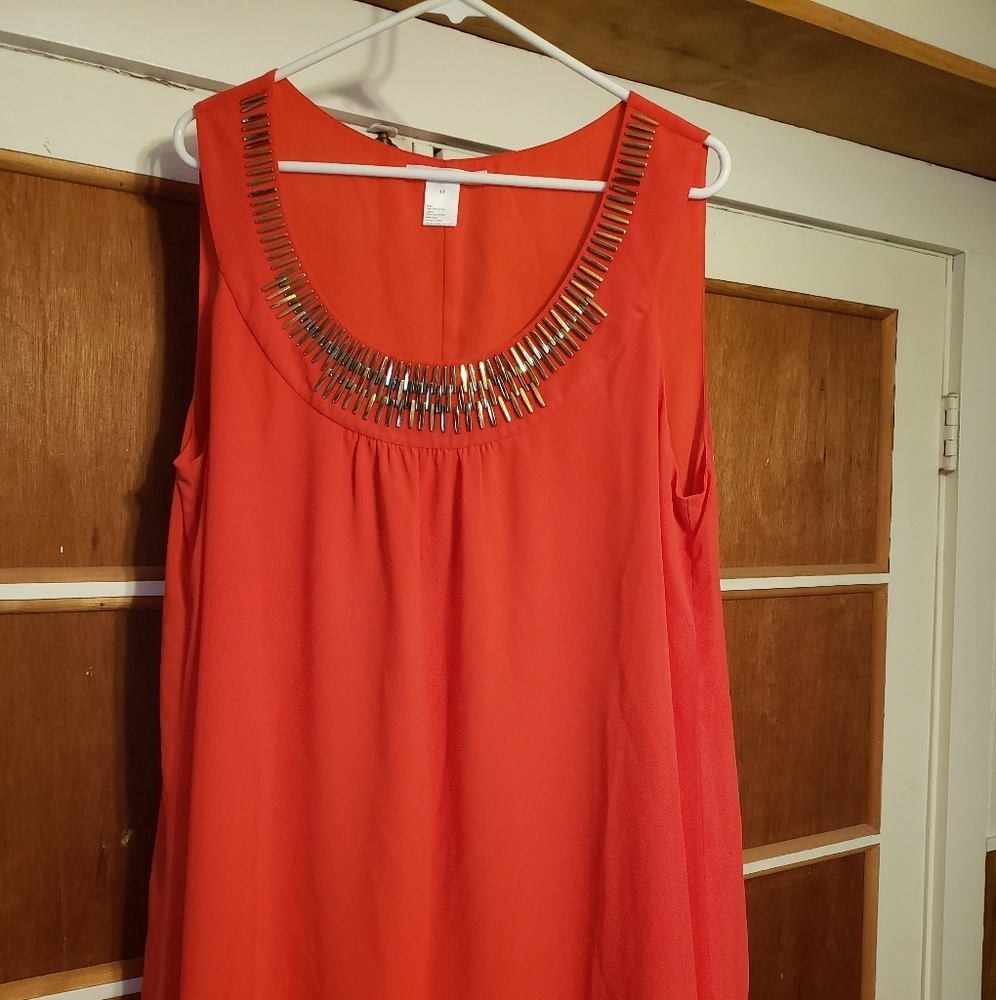 Corral color dressy tank top